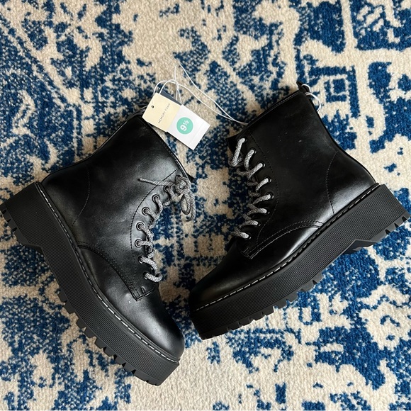 a new day Shoes Erin Combat Boots Black A New Day 95 Poshmark